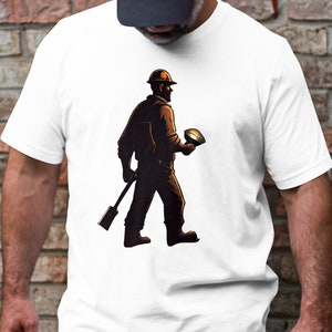 Cool Coal Miner Underground Gold Minning Gift Men Women Kids T-Shirt Cool Coal Miner Mining Birthday Holiday Presents Tshirt