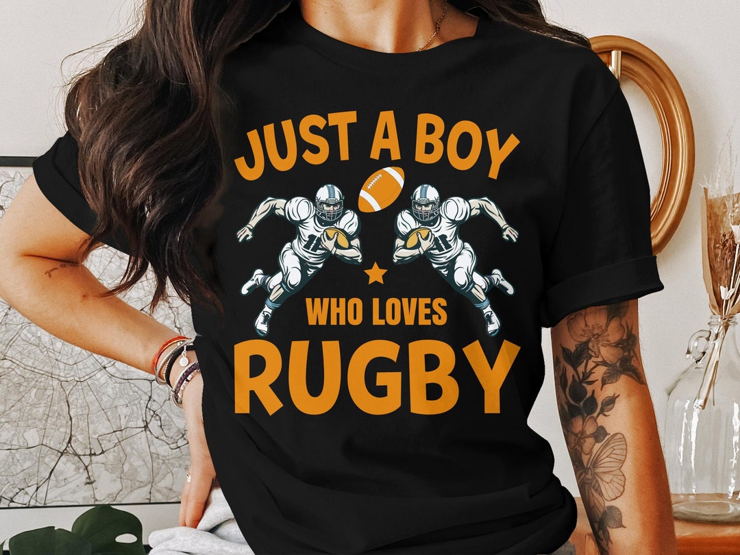 Funny Rugby Player Fan Coach Game Day Gift Men Kids Boys T-shirt Rugby ...