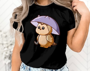 Owl Tshirt, Owl Birds T-Shirt, Nature Lover Shirt, Camping Shirt, Adventure Shirt Gift for Her, Gift for Him, Bird Owl Lover Gift Tshirt