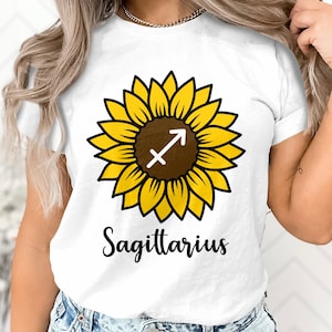 Horoscope Astrology Zodiac Signs Sagittarius Gift T-Shirt Tee Mens Womens Ladies Astrology Gift Birthday Horoscope Sign Birthday Tshirt