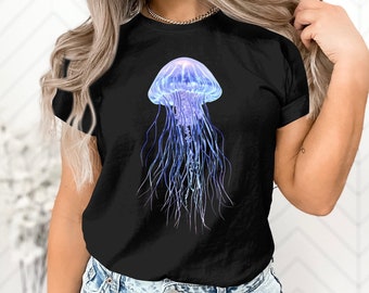 Funny Cute Ocean Sea Jellyfish Marine Biologist Summer Gift T-Shirt Cool Jellyfish Ocean Fish Birthday Holiday Present Tshirt