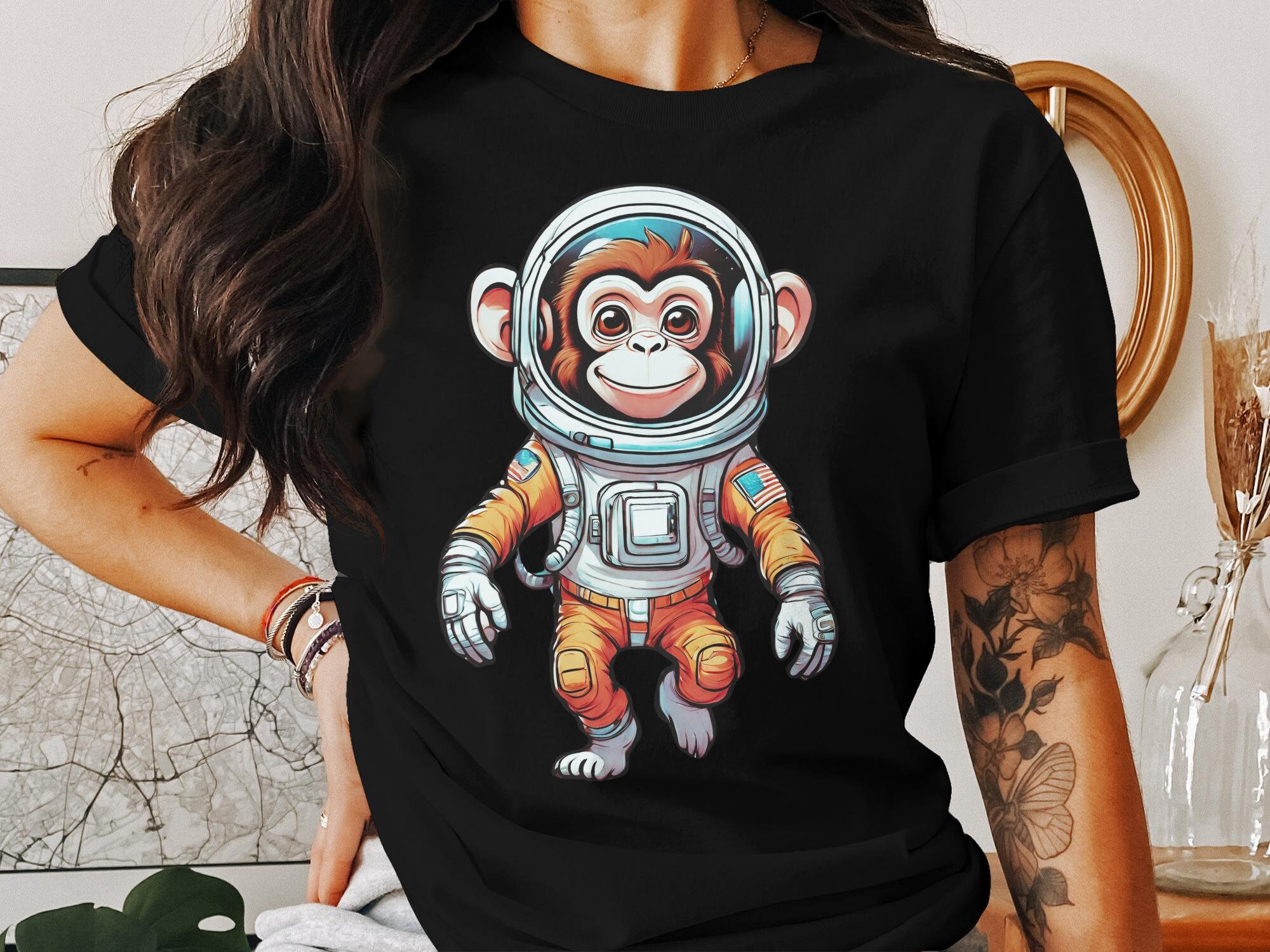 Space Monkey T Shirt - Etsy