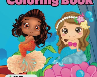 Mermaid Coloring Book for Kids Ages 4-8 Coloring Books Ages 6-8 Mermaid Books for Girls Mermaid Activity Gift Book for Kids Coloring Book