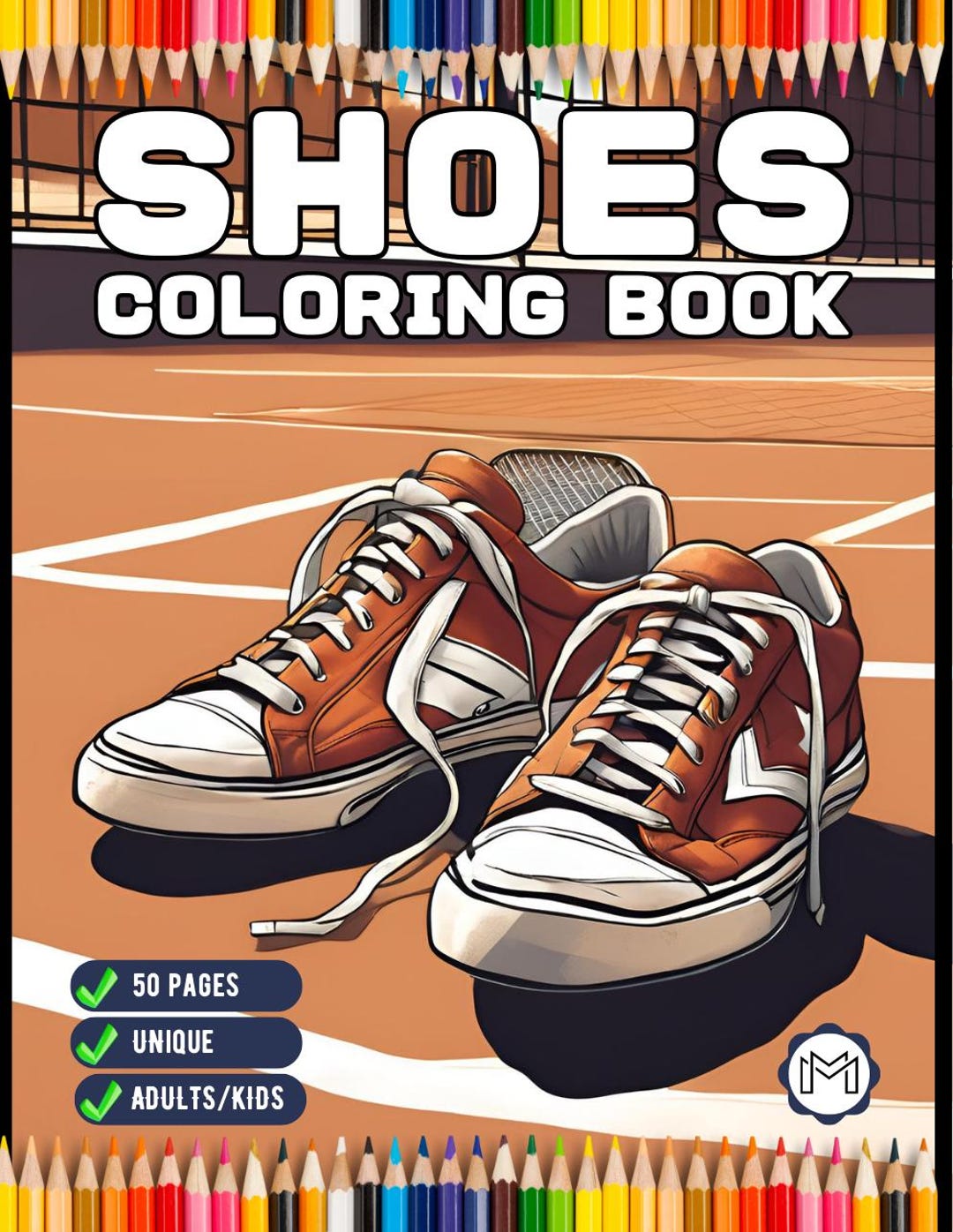 Fashion Shoes Coloring Book Gift for Adults Kids Men Women Boys Girls ...