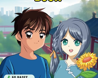 Anime Coloring Pages Gift For Anime Lover Coloring Pages For Kids Girls Boys Adults Anime Lovers Manga Coloring Birthday Gift Coloring Book