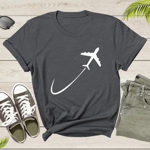 Plane Airplane Lover Pilot Gift For Men Women Kids Boy Girl T-Shirt Plane Lover Gift T Shirt for Teens Youth Graphic Aviator Tshirt