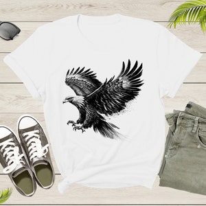American Bald Eagle Bird Gift for Men Women Kids Boys Girls Youth T-Shirt Cool Bald Eagle Lover Gift T Shirt for Teens Graphic Tshirt