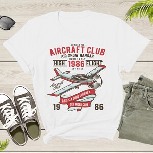 Cool Aircraft Club Plane Fly Airplane for Men Women Kids T-Shirt Plane Shirt for Men Women Kids Boys Girls Teens Pilots Graphic Gift Tshirt