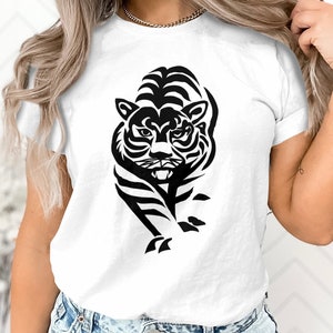 Vintage Tiger Graphic Design Animal Gift for Men Women Kids T-Shirt Tiger King Wildlife Lover Holiday Birthday Present Tshirt