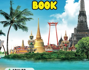 Travel Coloring Book For Adults Coloring Pages Travel Coloring Book For Women Men Coloring Books For Adults Relaxation Gift Coloring Books