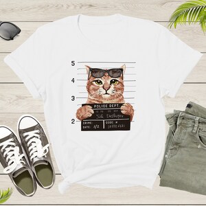 Funny Sofa Destroyer Cat Kitten Kitty with Sun Glasses Cat Shirt T-Shirt Cat Lover Gift T Shirt for Men Women Kids Boys Girls Tshirt