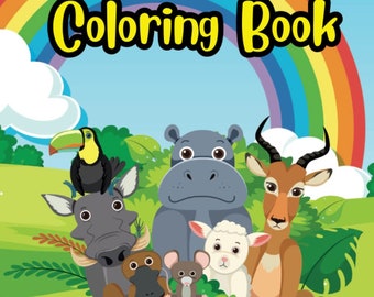 Coloring Book Gift Forest Animals Coloring Book for Kids Adults Coloring for Kids Coloring Workbook Coloring Pages for Kids Colouring Book