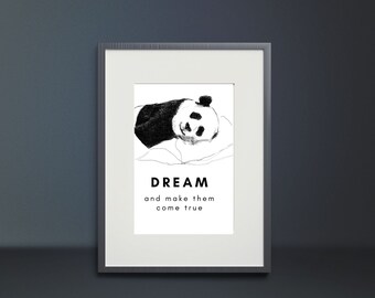 Panda Dreams Digital Print