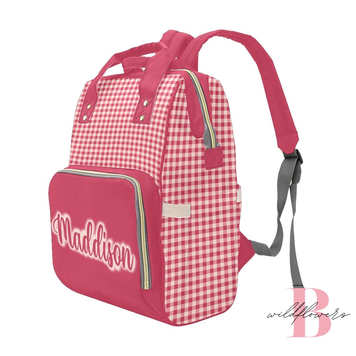 Personalized Diaper Bag for Girls Baby Name Diaper Bag Etsy