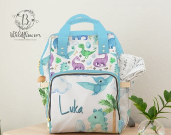 dinosaur diaper backpack