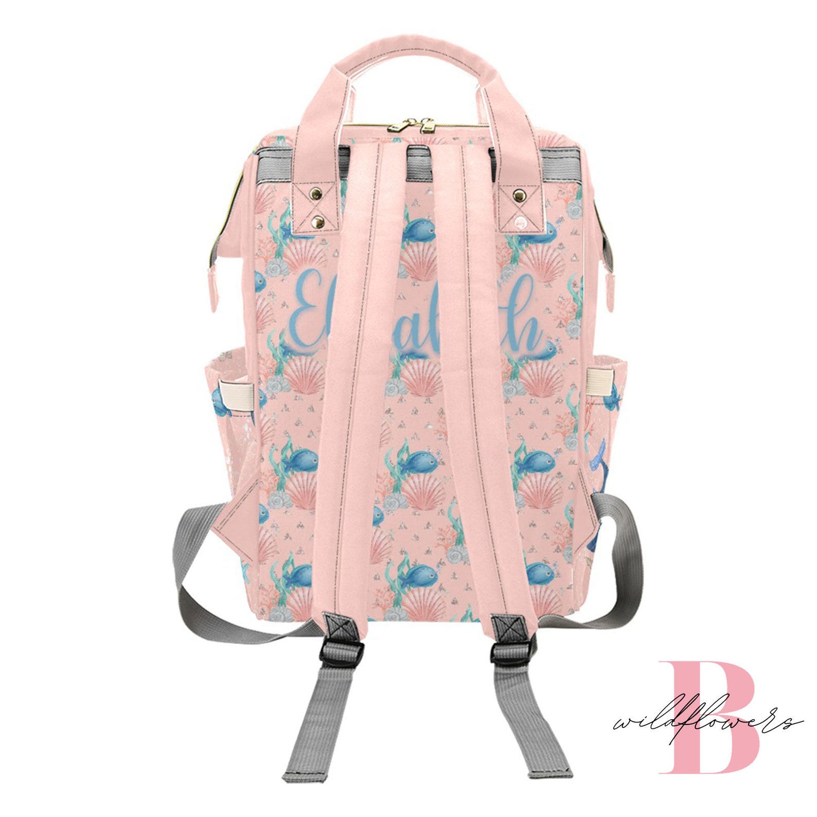 Download Ocean Life Diaper Bag Marine Life Diaper Bag Personalized | Etsy