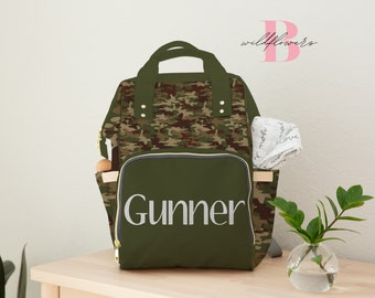 camo diaper bolsa for boy