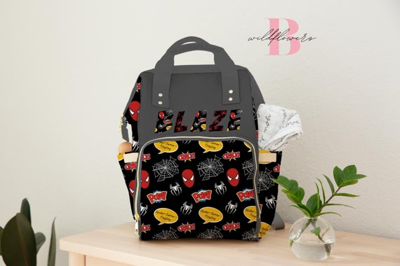personalized spiderman backpack