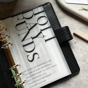 Matte Vellum HOLIDAY FUNDS Dashboard