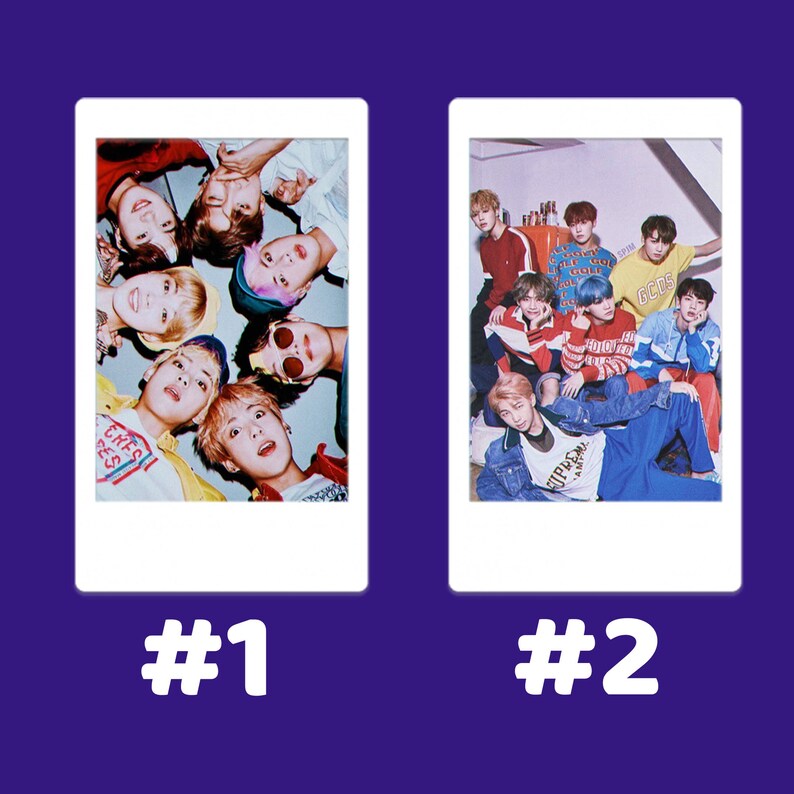 BTS OT7 All Members Polaroid Set | Etsy