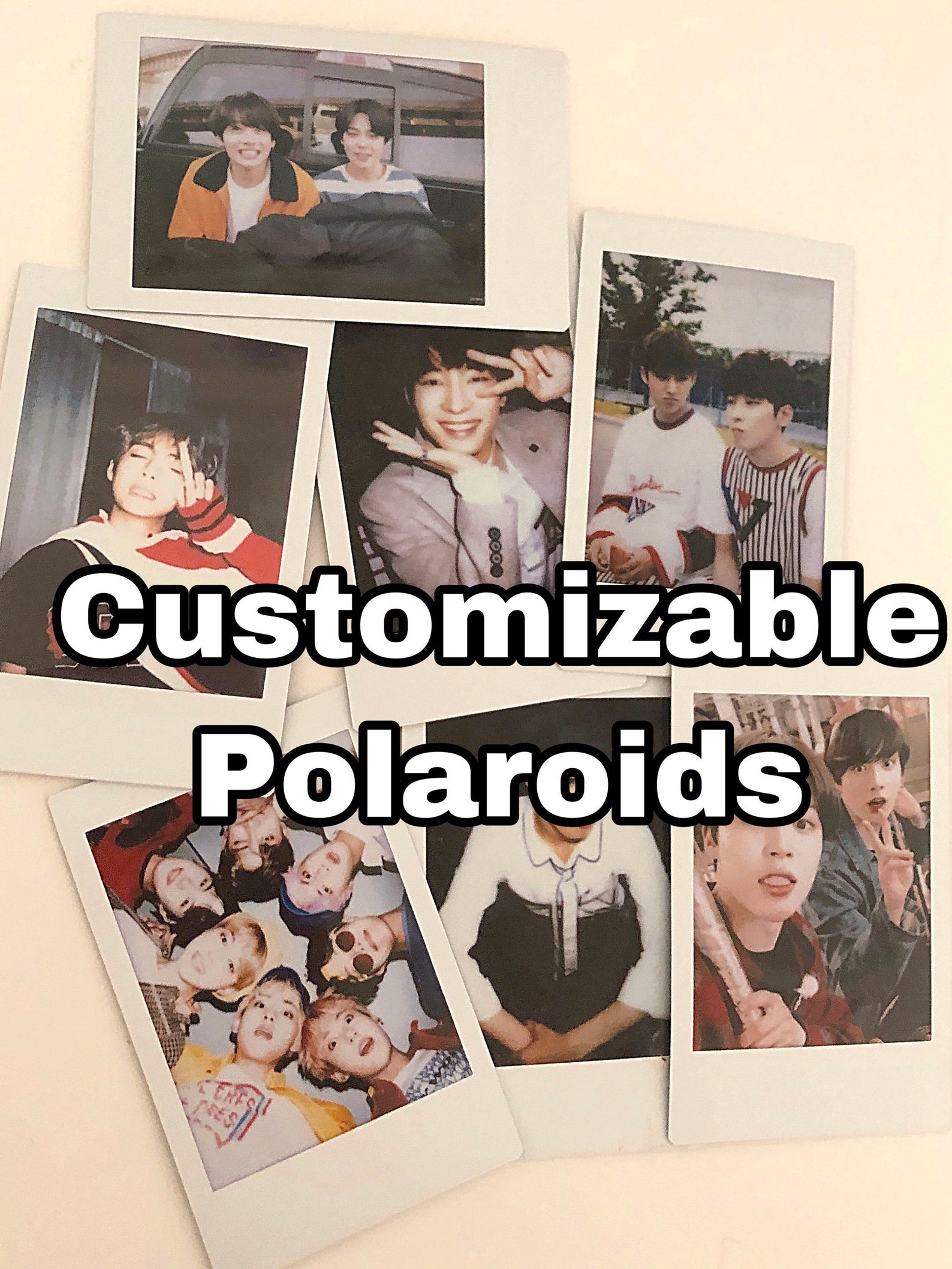 Customized Kpop Polaroid Photocards | Etsy