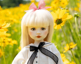 Bisque doll School Girl &#39;Alice&#39; by Monbisou &#39;Dianna Effner Mold&#39;