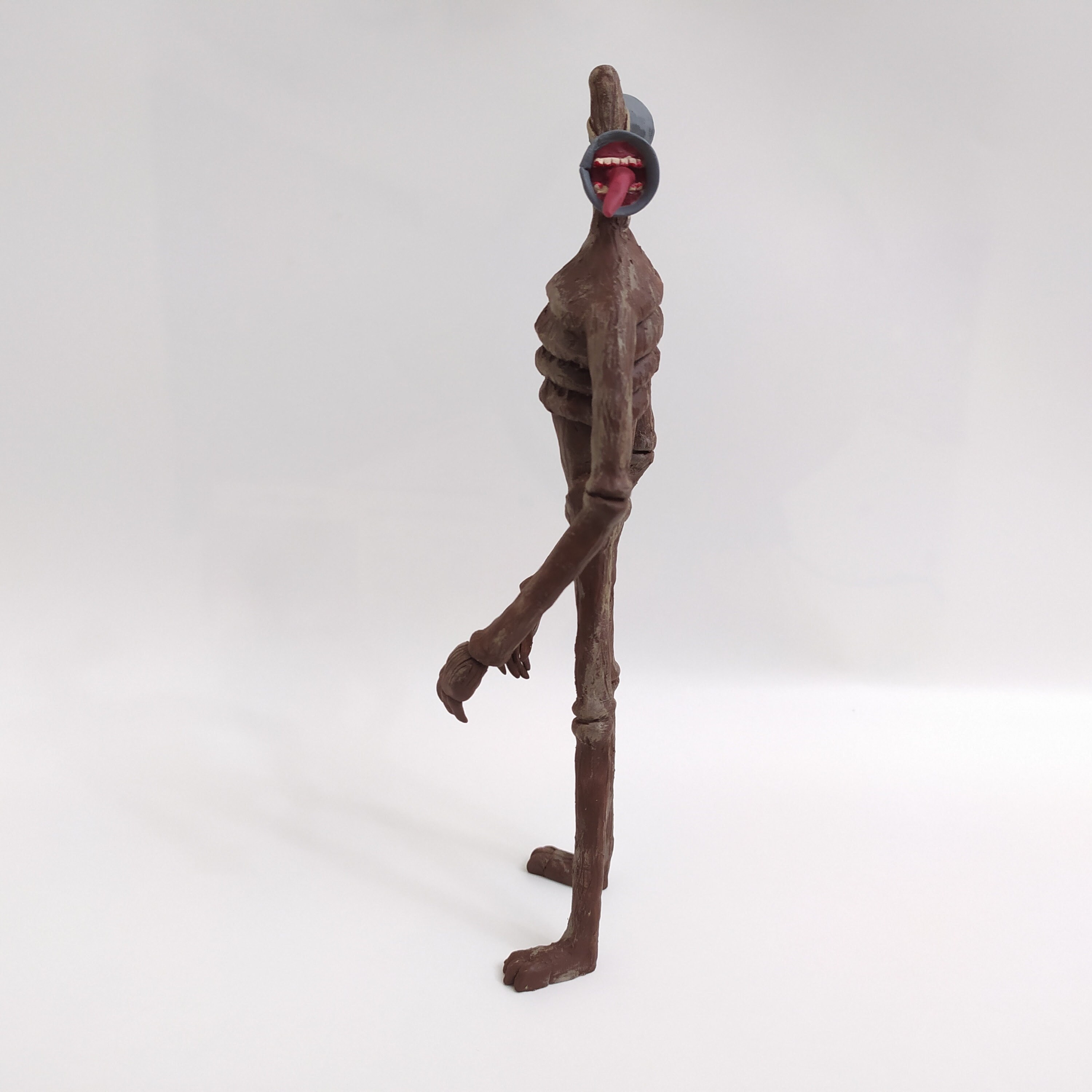 Siren Head Sculpture Polymer Clay Sirenhead Figure Trevor Etsy