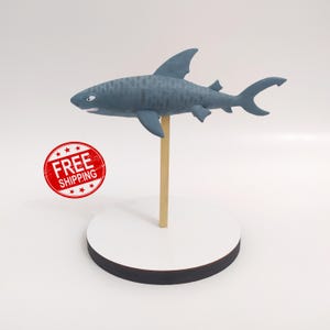 Hungry Shark Evolution Handmade Tiger Shark Figure Statue Gift