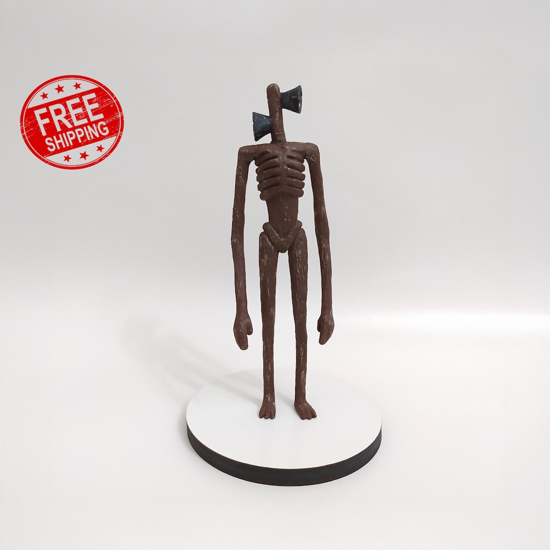 サイレンヘッドフィギュア 手作りハロウィンホラー彫刻 不気味で