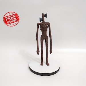 Siren Head Figurine Handmade Polymer Clay Sculpture  Horror Creepy Figure Gift