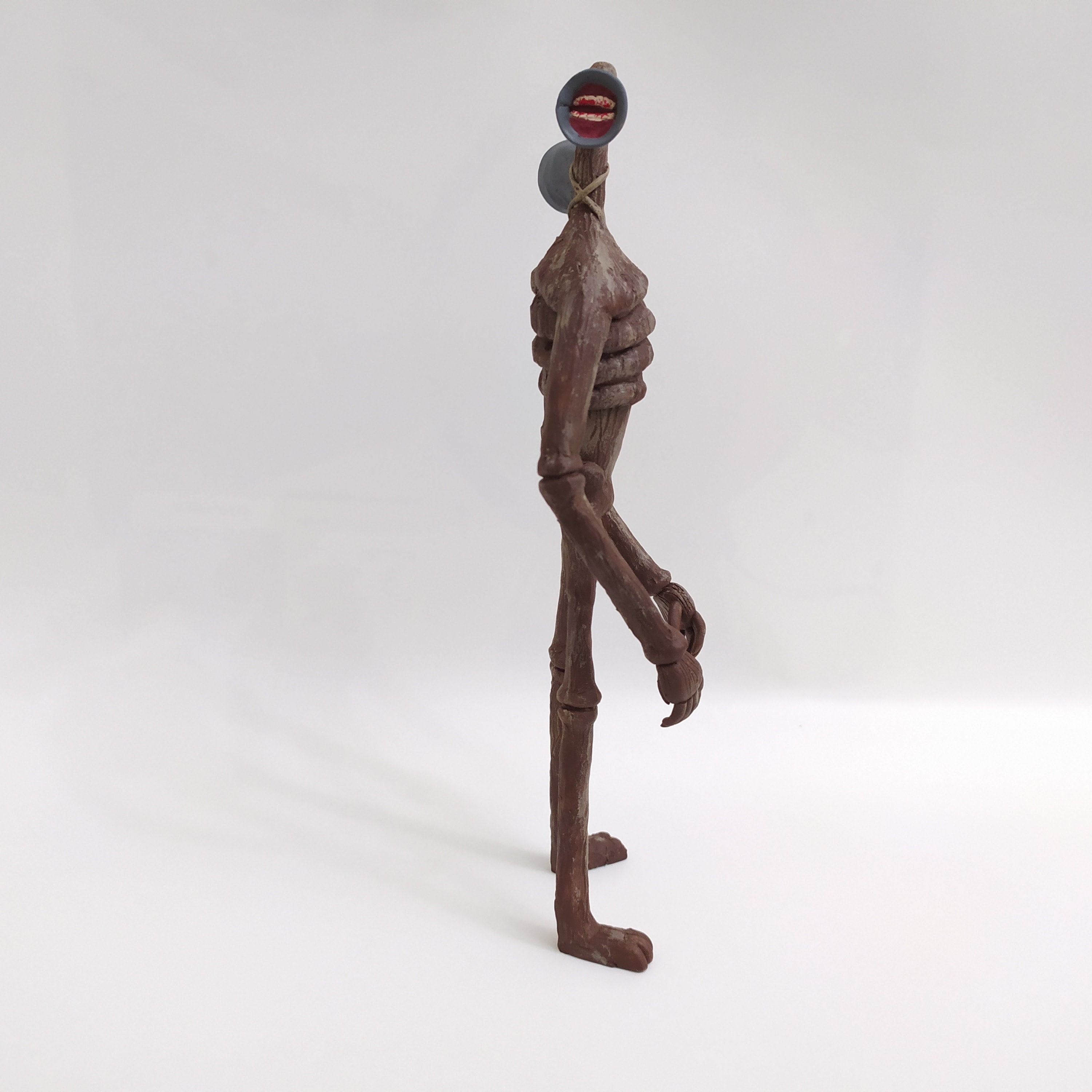 Siren Head Sculpture Polymer Clay Sirenhead Figure Trevor Etsy