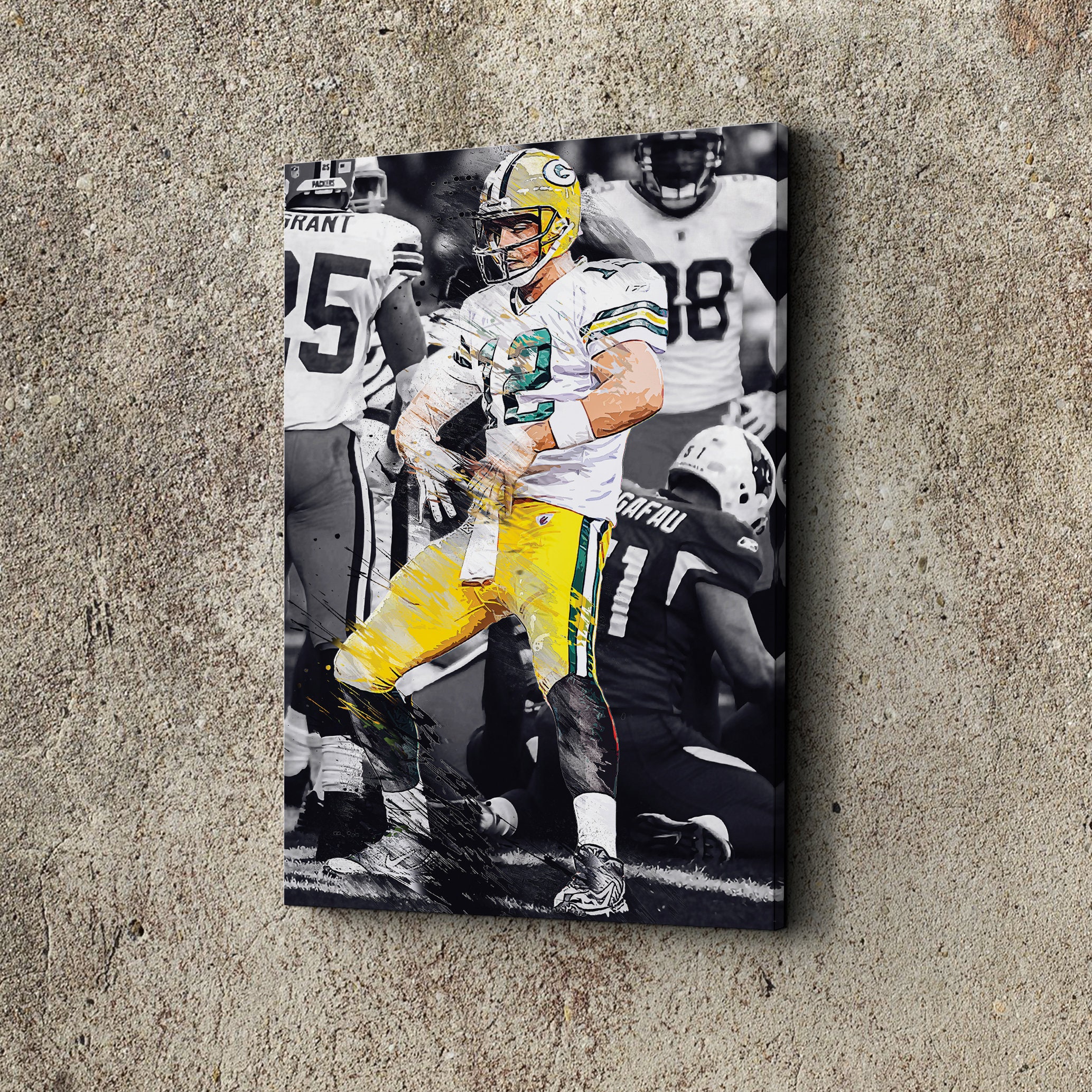 Aaron Rodgers Belt Celebration Poster Green Bay Packers NFL Etsy