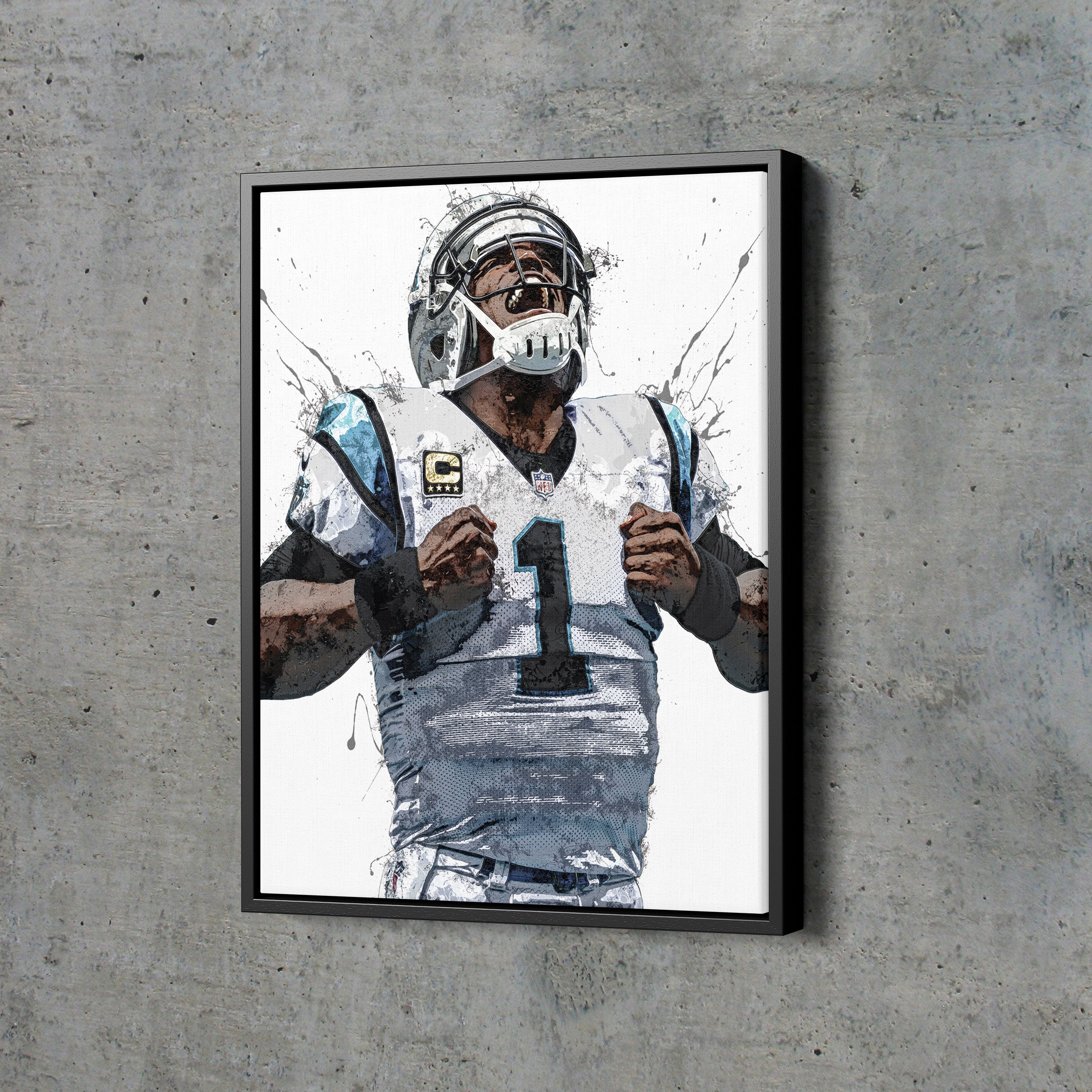 Cam Newton Poster Carolina Panthers Football Hand Made Posters - Etsy ...