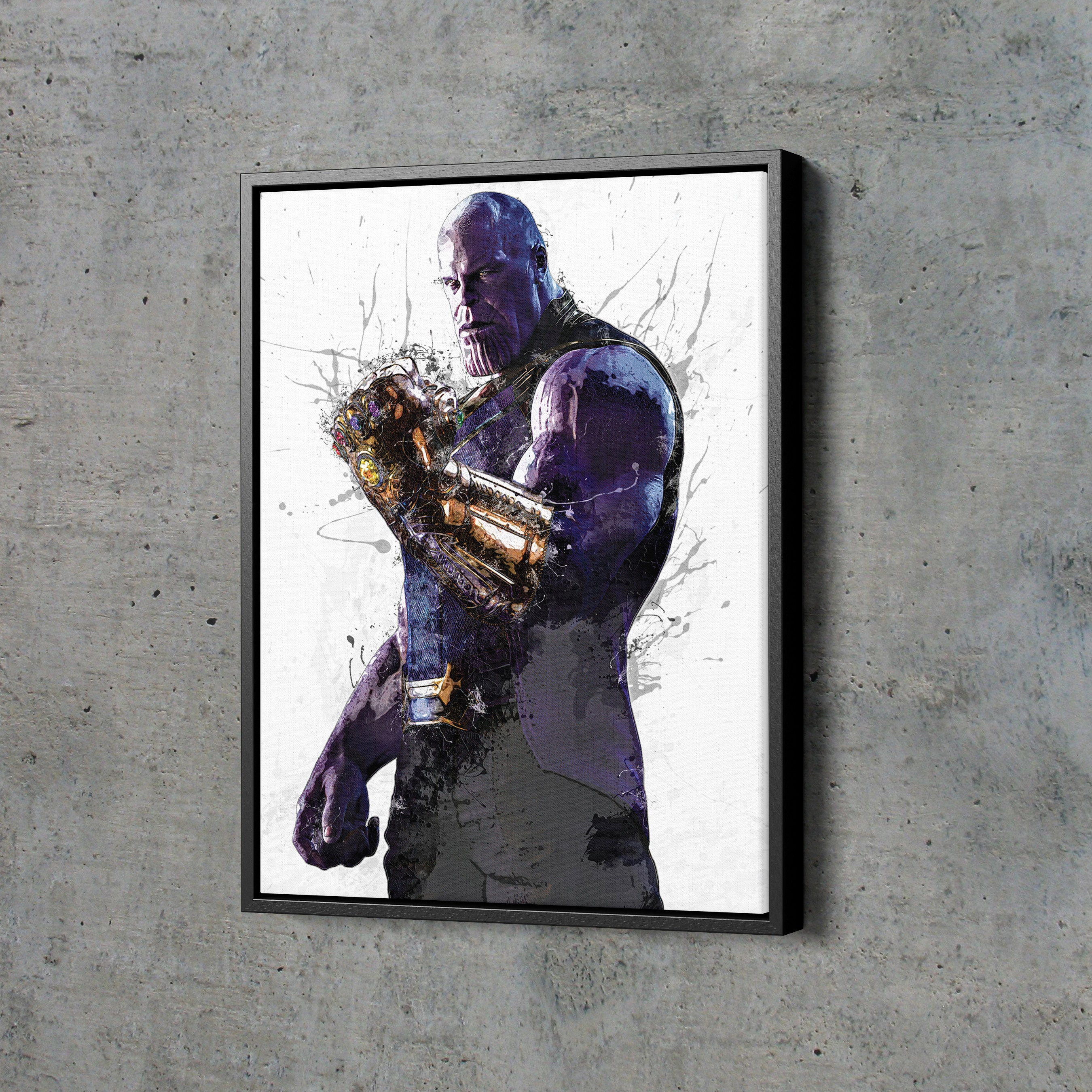 Thanos Poster Marvel Superhero Comics Painting Hand Made | Etsy