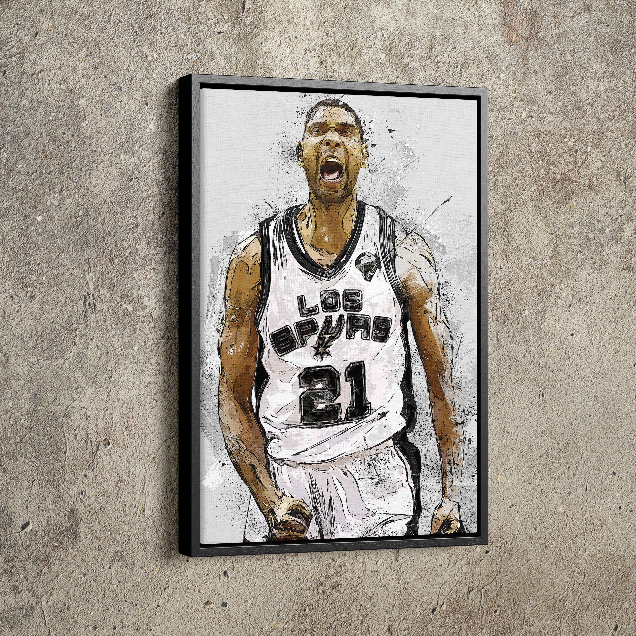 11"x14" 24"x36" 9"x11" 16"x20" 18"x24" Details about   Tim Duncan Basketball Poster 