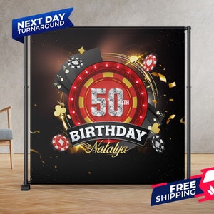 Casino Backdrop, Casino Party, Casino Theme Party, Casino Birthday, Party Backdrop, Casino Party Decor, Event Backdrop, Custom Backdrop