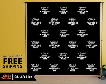 Step and Repeat, For Business Event Backdrop, Backdrop Banner, Custom logo Backdrop, Fabric Backdrop