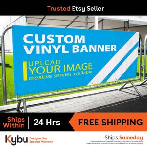 Custom Vinyl Banner, Business Banner, Party Vinyl banner, Birthday Banner, Vinyl Banners