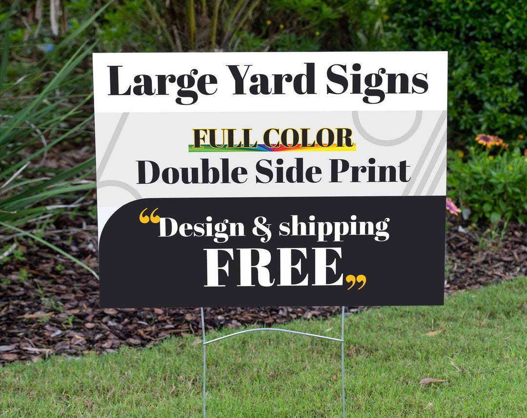 Personalized Yard Sign, Custom Yard Sign, Real Estate Sign, Event Signs