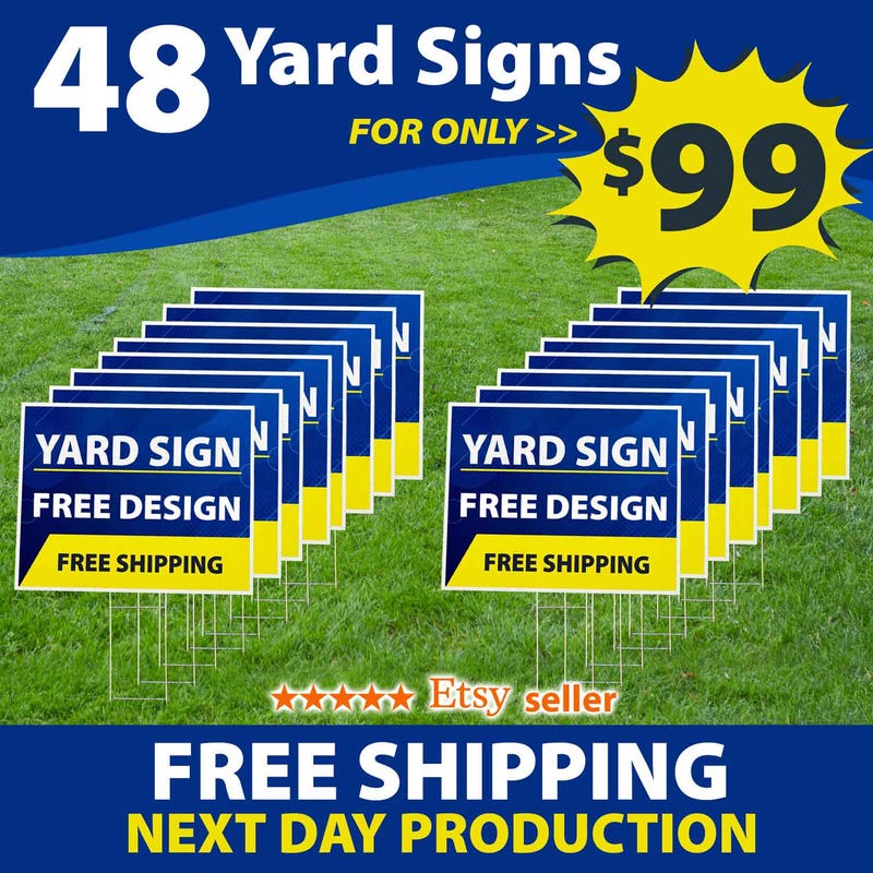 Custom Yard Sign - Etsy