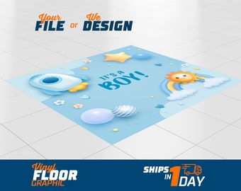 Floor Decal, customize your own floor sticker to match your theme. Perfect for Weddings and Parties.