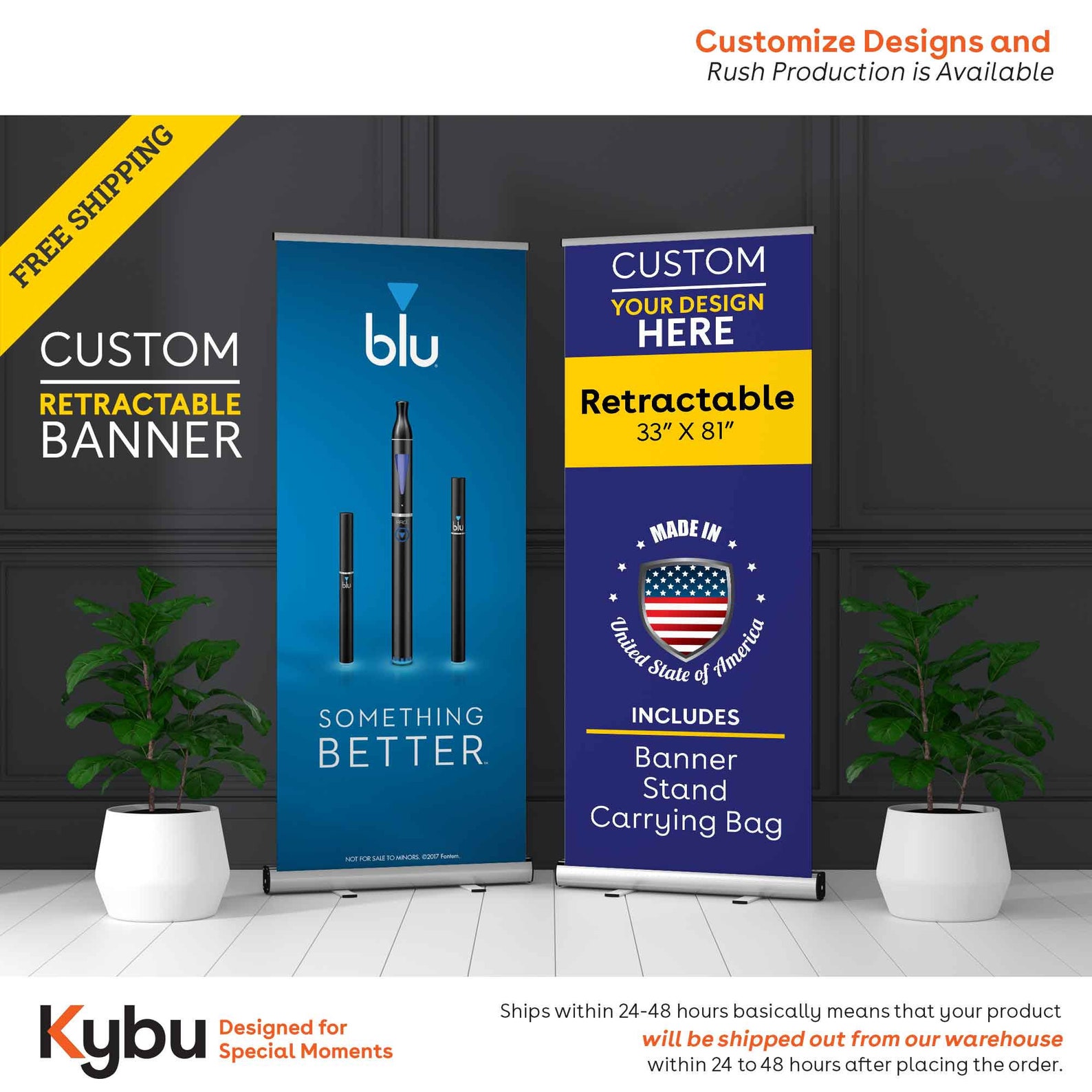 Retractable Banner Adjustable banners Pop up banner Roll up Etsy