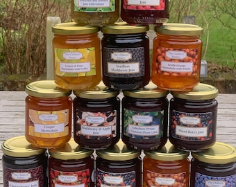 Home Made JAMS and MARMALADES hand made by Alison  - The Chiltern Pantry - on the Farmhouse Aga in small batches
