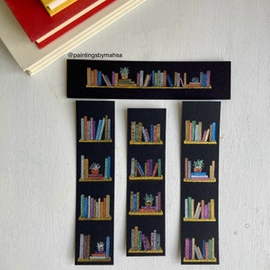 NIEUWE handgeschilderde sprankelende bladwijzers voor elke boekenliefhebber om uw verbeelding te prikkelen afbeelding 7