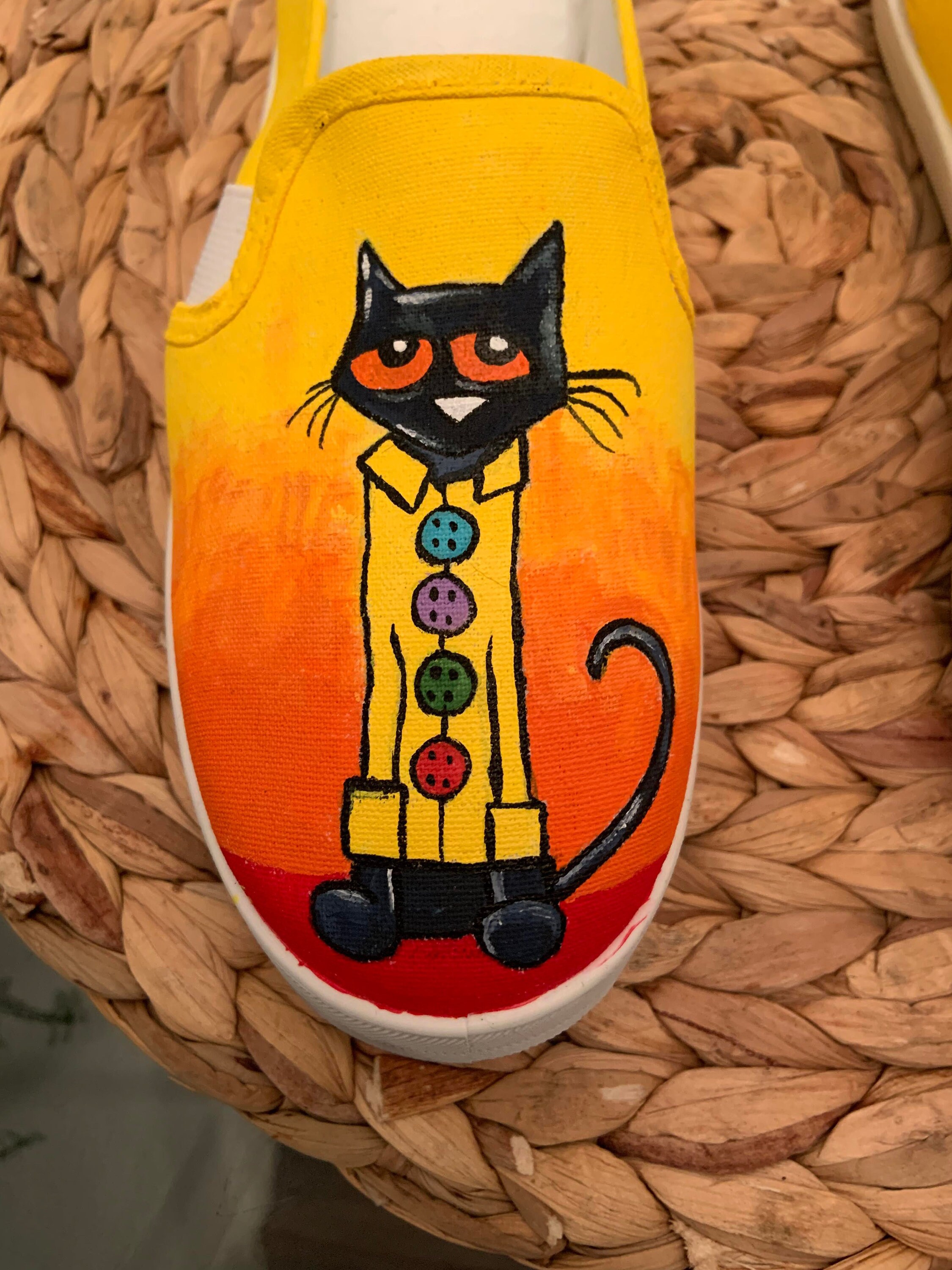 Pete the Cat Shoes Etsy