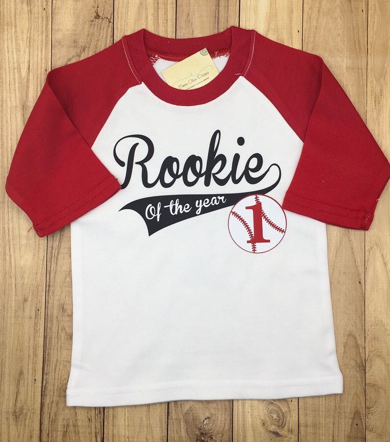 Rookie of the Year Birthday Shirts family baseball birthday | Etsy