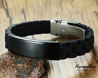 Braccialetto in pelle personalizzato per nipote regalo da zio zia Ricorda sempre che sei più coraggioso di quanto credi Nome personalizzato Natale Compleanno - Italia