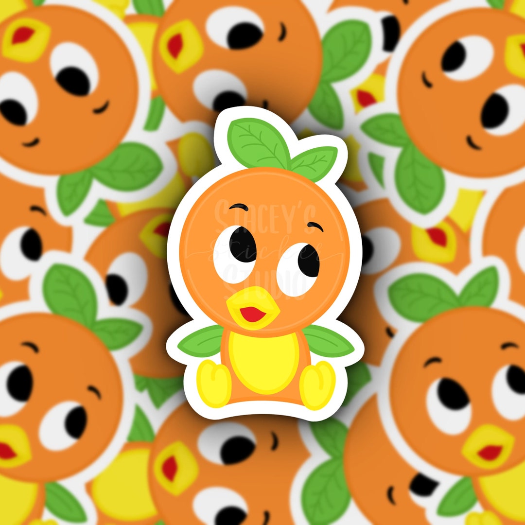 Orange Bird Sticker Florida Orange Bird Citrus Bird WDW Etsy