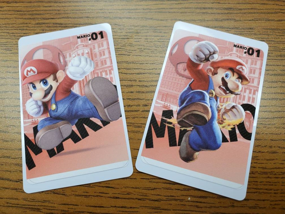 Super Smash Brothers Amiibo Cards Featuring art by | Etsy