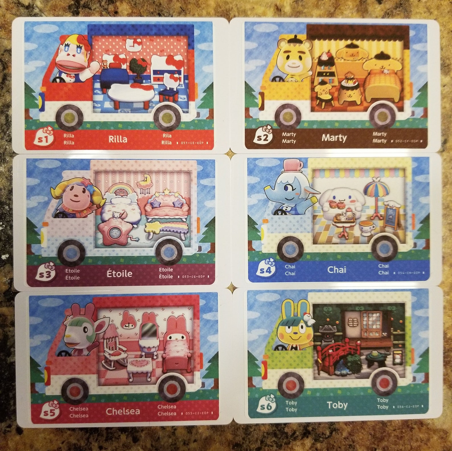 Animal Crossing Sanrio Cards March 18th Update | Etsy